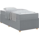 vidaXL Konstrukcija postelje Svetlo siva 100 x 200 cm blago, (5000126628) | Shoptok.si