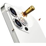  KALJENO STEKLO HARD DIAMOND ZA KAMERO (OBJEKTIV) ZA IPHONE 15/15 PLUS SILVER (LEČI 2 KOSA) | Shoptok.si