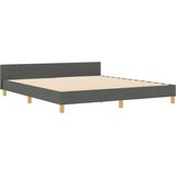 Postelja Temno Siva 180x200 cm Tkanina, (22049923) | Shoptok.si