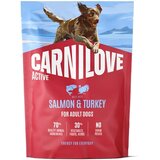Carnilove Dog Active Adult, briketi - losos in puran 1,5 kg | Shoptok.si