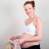 Carriwell Grudnjak za trudnice i dojilje bez šavova - bijeli, IV/XL | shoptok.hr
