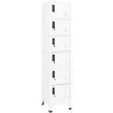  The Living Store Omara s ključavnico bela 38x40x180 cm jeklo - Omarica Na Ključ, (21553387) | Shoptok.si