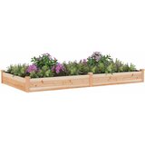  Povišena vrtna gredica s oblogom 240x120x25 cm masivna jelovina | Eponuda.ba