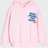 Sinsay Oversize gornji dio trenirke s printom na leđima s pamukom | shoptok.hr