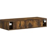 Stolna Stenska stranska miza Dimljen hrast 87,5 x 34,5 x 17 cm, (5000232432) | Shoptok.si