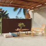 vidaXL Uvlačiva bočna tenda za terasu 140 x 300 cm smeđa Cijene