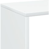 Sobna pregrada / regal za knjige bijeli 69,5x29x103,5 cm drveni | shoptok.hr