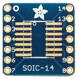 Adafruit Tiskana pločica (prazna) SMT Breakout PCB for SOIC-14 or TSSOP-14 | Eponuda.ba