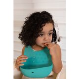 BBLÜV Pöket podbradnik sa žličicom Grey/Aqua 2 kom | shoptok.hr