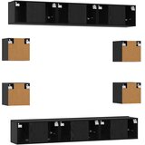  Set TV komoda 10 pcs 180 x 30 x 30 cm Crni hrast | Eponuda.ba