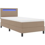  Krevet s opruga kutije Boja cappuccina 90 x 200 cm Umjetna koža | shoptok.hr