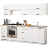 AKORD KITCHEN FURNITURE SET OLIVIA G2 2.4M WHITE, (21702857) | Shoptok.si
