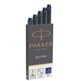 Parker Črnilni vložek Quink, moder, 5 kosov Cene