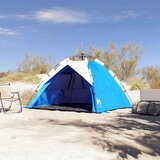 Šator za plažu za 3 osobe vodootporni azurnoplavi | shoptok.hr