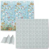 Foam Mat je sestavil 200 x 180 x 1 cm Nukido NK-340 Ocean, (21389299)