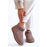 Boto Women's Suede Low Snow Boots Grey Shelie | Shoptok.si