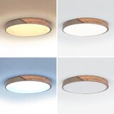Brilagi LED prigušiva svetiljka PILANA LED/60W/230V hrast/bež prečnik 60 cm + daljinski upravljač | Eponuda.com