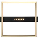 Globo LED stropna svjetiljka Luffy (24 W, Crna, zlatna, Topla bijela, D x Š x V: 43 x 39,2 x 6,9 cm) | shoptok.hr