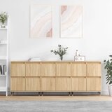 Komode 3 kom boja hrasta sonome od konstruiranog drva | shoptok.hr
