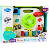 PANEL Interactive Table Educational Steering Wheel 2in1 Lights Sounds | Shoptok.si