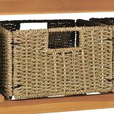  Kupaonski ormarić s 3 košare od masivne tikovine 132x45x75 cm | shoptok.hr