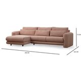 Atelier Del Sofa Kutni set Lily 97x73x290cm Roza | Eponuda.ba