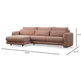 Atelier Del Sofa ugaona garnitura Lily Corner Left Pink | ePonuda.com