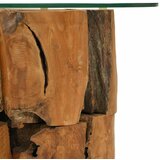  Stolić za kavu od naplavljene masivne tikovine 60 cm | shoptok.hr