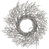  Coroană de Crăciun Grana Srebrna Plastika 50 x 10 x 50 cm (2 kom.) | shoptok.hr