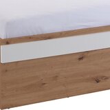 Modern Living Postelja Box, Bela, Barva Hrasta, 90x200 | Shoptok.si