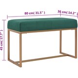  Klupa 80 cm zelena baršunasta | Eponuda.com
