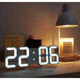  Stoni sat sa LED svetlom beli Cene