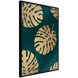  Poster - Gilded Monstera Leaves 20x30 | shoptok.hr