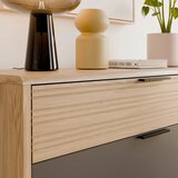 Hom`in KOMODA, siva, barve hrasta | Shoptok.si