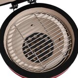 V kamado žar za dimljenje 2 1 iz keramike 56 cm rdeč | Shoptok.si