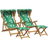  Ležaljka 4 pcs 3 Pozicija Čvrsto drvo eukaliptusa Uzorak lista | shoptok.hr