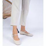 Gemre Beige classic eco-leather ballerinas Grenada | shoptok.hr