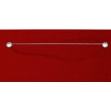 Balkonski zastor crveni 80 x 240 cm od tkanine Oxford | shoptok.hr