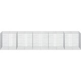  Gabion s žicom debljine 3,5 mm i mrežom 5x10 cm 500x100x100 cm | shoptok.hr