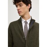 Barbour Telovniki & Jope Essential Elbow-Patch Cardigan - Seaweed Zelena | Shoptok.si