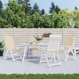 Jastuci za vrtne stolice 4 kom bež 120 x 50 x 3 cm od tkanine | shoptok.hr