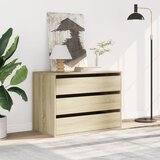  Kutna komoda s ladicama boja hrasta sonome 80x41x58 cm drveni | shoptok.hr