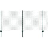  Ograda od lančanih veza s postom 25 x 1 m Čelik premazan PVC-om | shoptok.hr