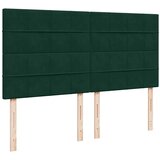  Okvir kreveta s madracima tamnozeleni 180x200cm baršunasti | shoptok.hr