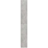 Ormarić za knjige s 5 razina boja betona 80x24x175 cm drveni | shoptok.hr