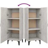  Komoda betonsko siva 34,5x34x90 cm konstruiran les, (20654008) | Shoptok.si