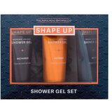 Xpel Shape Up Shower Gel Set set: gel za prhanje Bergamot & Mint 100 ml + gel za prhanje Peppermint & Orange 100 ml + gel za prhanje Water Mint & Sage 100 ml + gobica za prhanje za moške Cene
