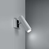  Sollux SL.0494 - Zidno reflektorsko svetlo DIREZIONE 1xGU10/40W/230V belo | Eponuda.com