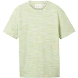 Tom Tailor Majica rumena / svetlo zelena / bela