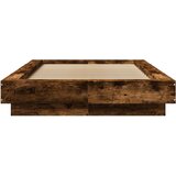  Okvir za krevet s LED svjetlima 75x190 cm od konstruiranog drva | shoptok.hr